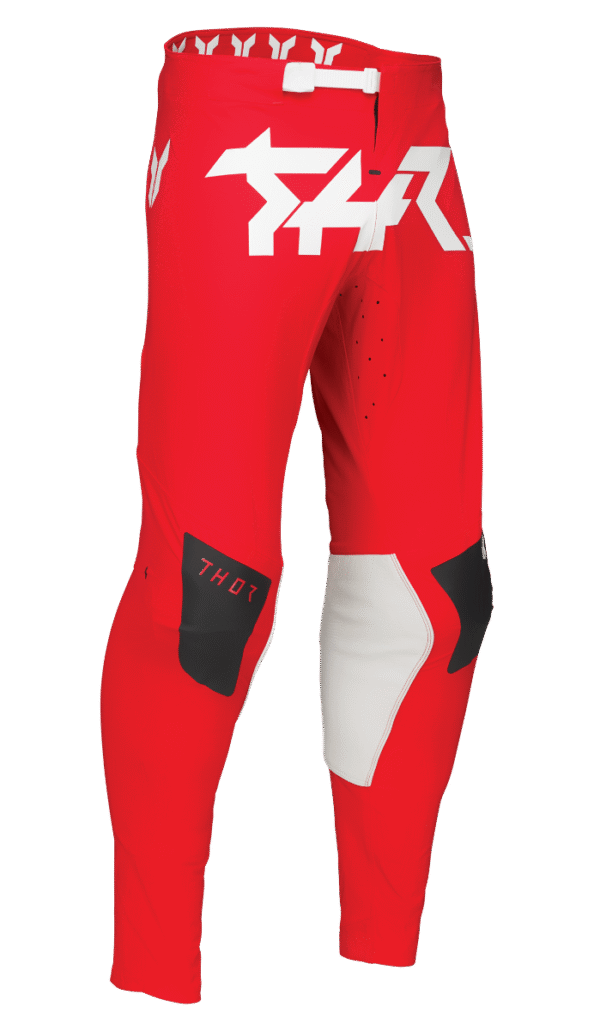 Thor 2025 Fall Sport Riot Crossbroek Zwart / Rood - Afbeelding 2