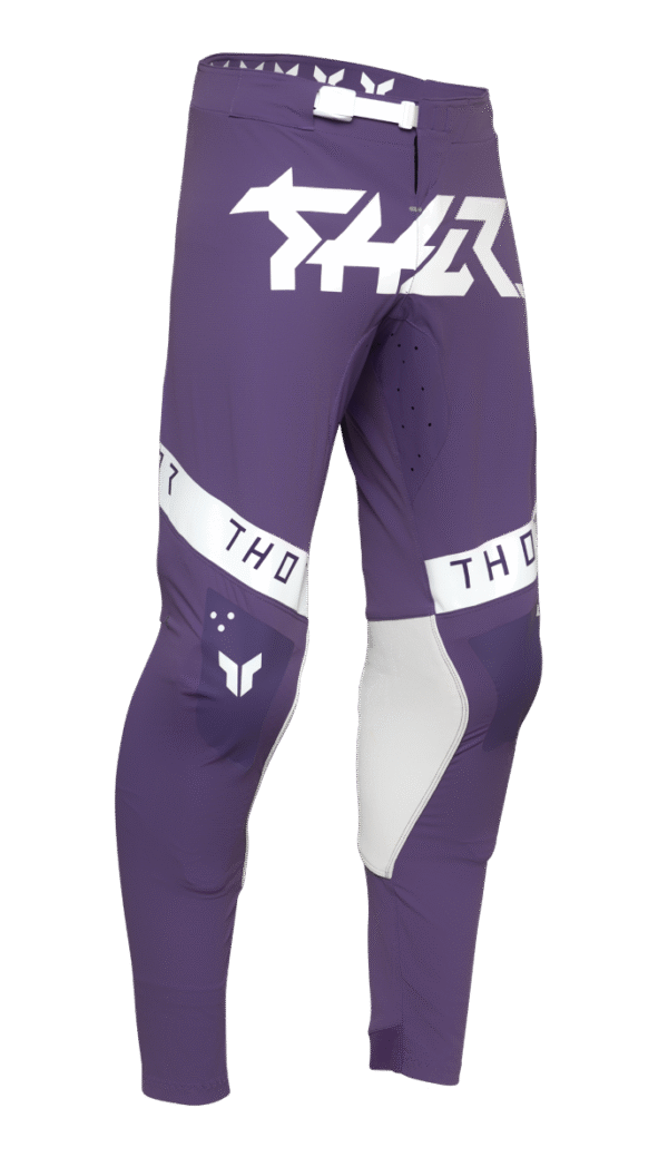 Thor 2025 Spring Sportmode Flite Crossbroek Grijs / Paars - Afbeelding 2