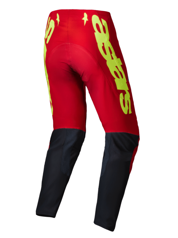 Alpinestars 2025 Supertech Maker Crossbroek Rood / Fluor Geel - Afbeelding 2
