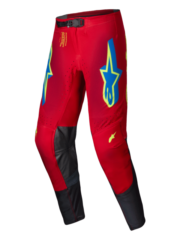 Alpinestars 2025 Supertech Maker Crossbroek Rood / Fluor Geel