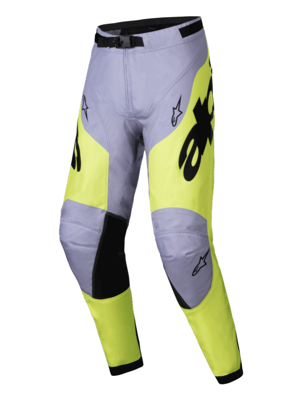 Alpinestars 2025 Racer Veil Crossbroek Grijs / Fluor Geel