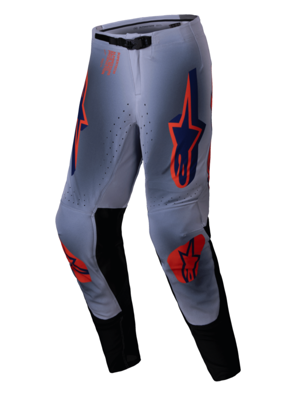 Alpinestars 2025 Supertech Lipan Crossbroek Grijs / Fluor Oranje