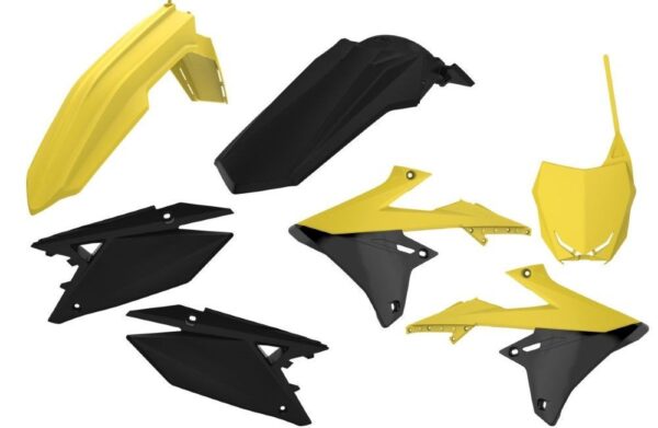 Polisport Plastickit Suzuki RMZ250 2019-2025 RMZ450 2018-2025 Geel zwart