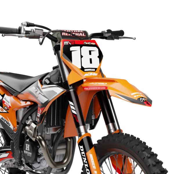 KTM ARVO ORANJE ZWART ROOD - Afbeelding 2