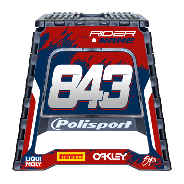 Polisport Bikestand Track Rood Blauw
