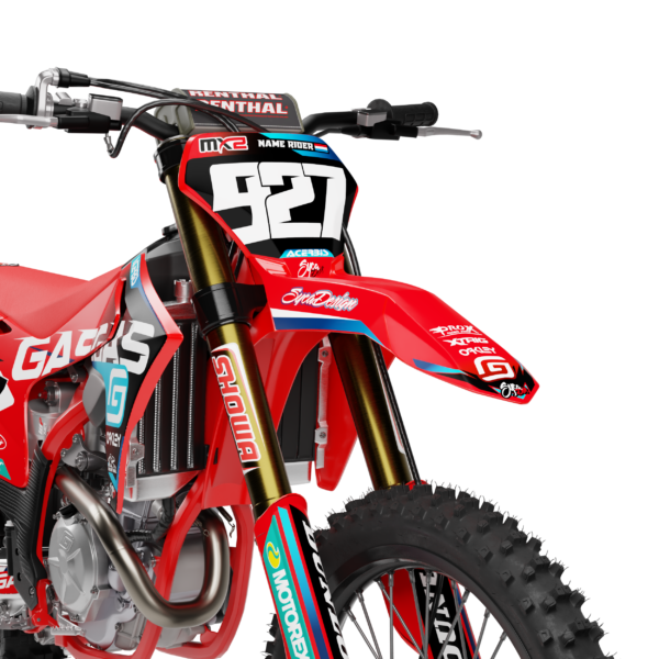 GASGAS SLAYLINE ROOD ZWART BLAUW - Afbeelding 2