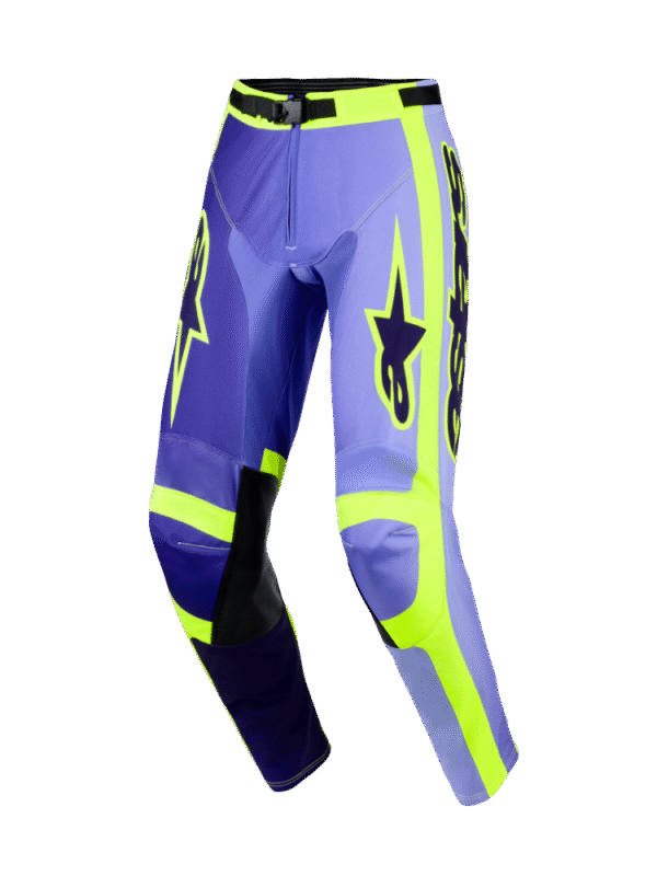 Alpinestars 2026 Racer Portl Crossbroek Paars / Fluor Geel