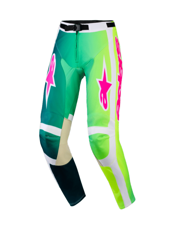 Alpinestars 2026 Racer Portl Crossbroek Groen / Wit / Zwart