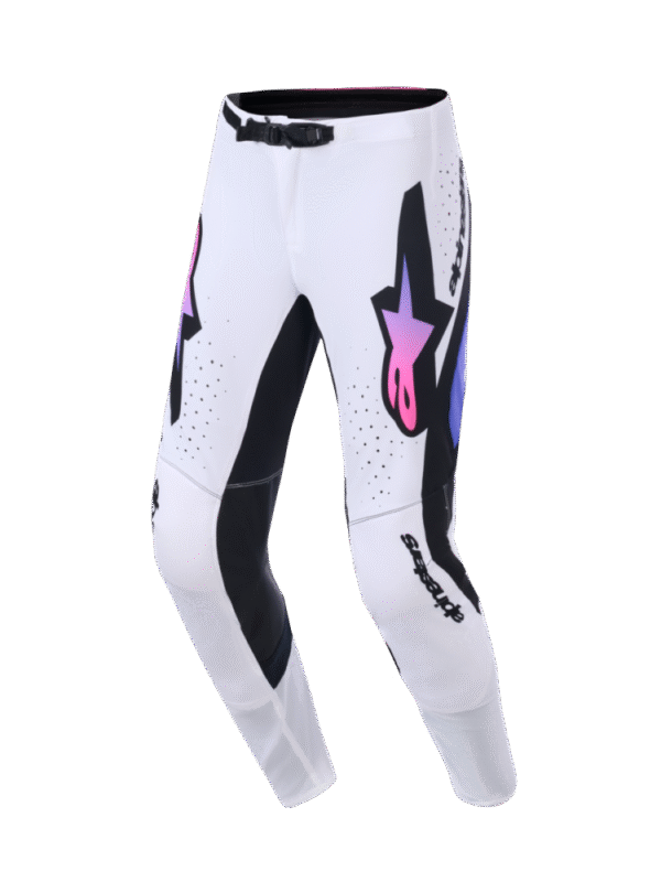 Alpinestars 2026 Supertech Afd Vista Crossbroek Wit / Paars / Zwart