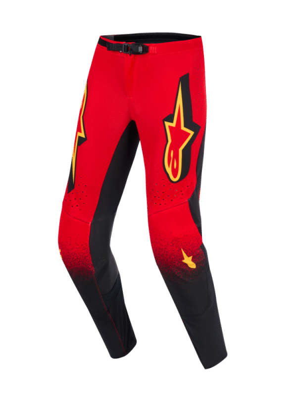 Alpinestars 2026 Supertech Scenz Crossbroek Rood / Zwart / Geel