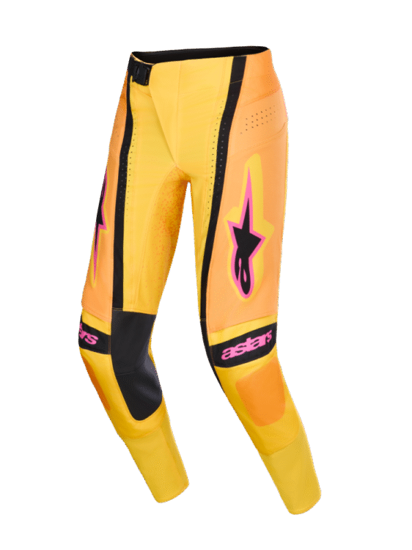 Alpinestars 2026 Techstar Nomur Crossbroek Oranje / Geel / Roze