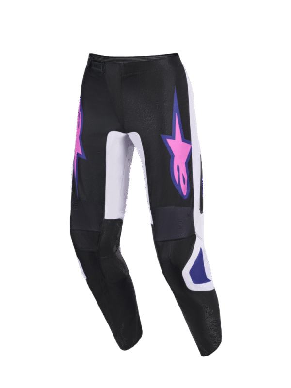 Alpinestars 2026 Fluid Grid Crossbroek Zwart / Licht Grijs / Paars