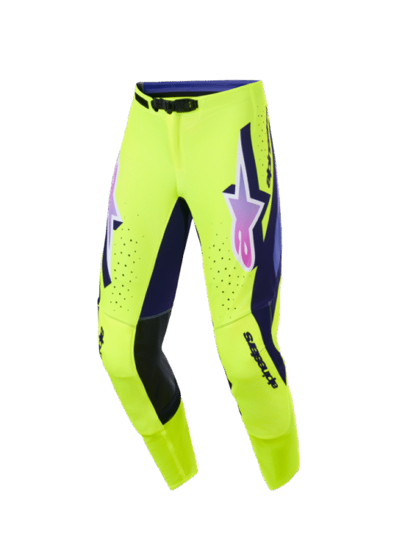 Alpinestars 2026 Supertech Vista Crossbroek Geel / Paars / Zwart