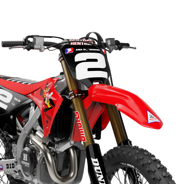 HONDA RETRO ZWART - Afbeelding 2