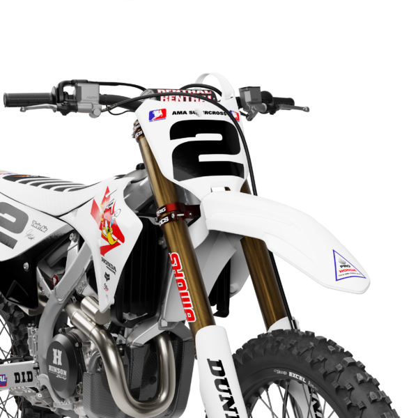 HONDA RETRO WIT - Afbeelding 2